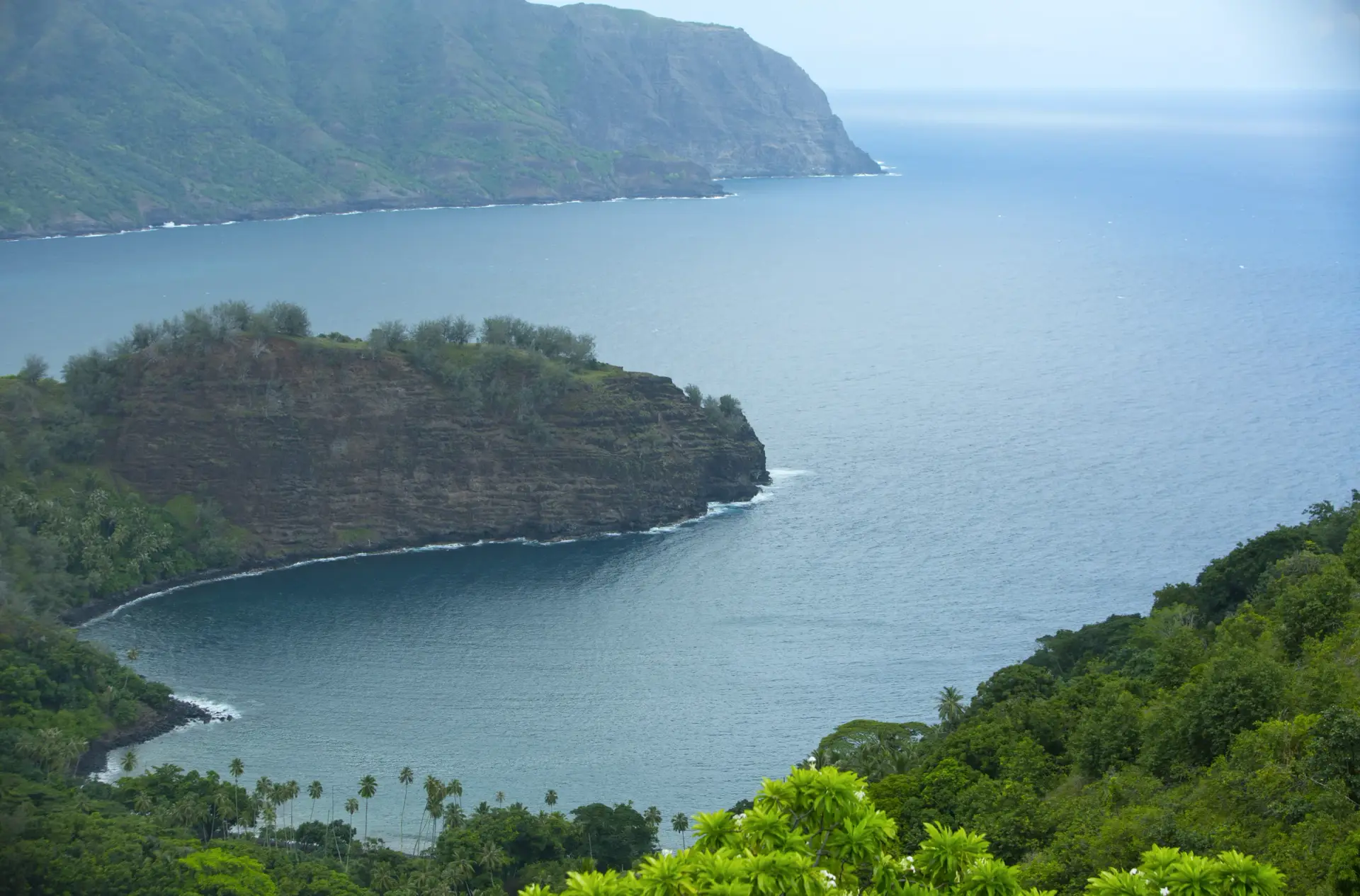 Baie d'Atuona à Hiva-Oa