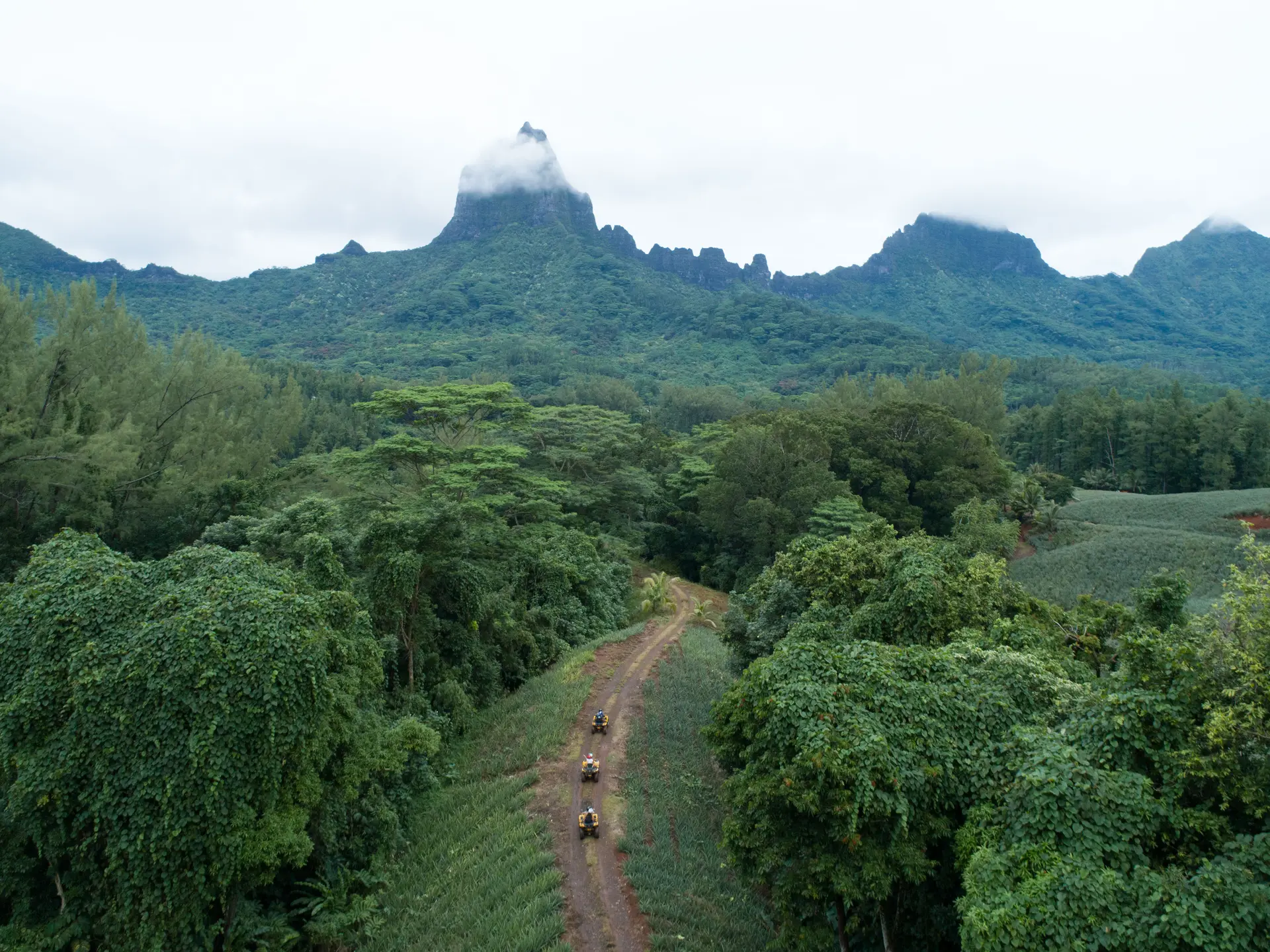 Vue du lagon de Moorea