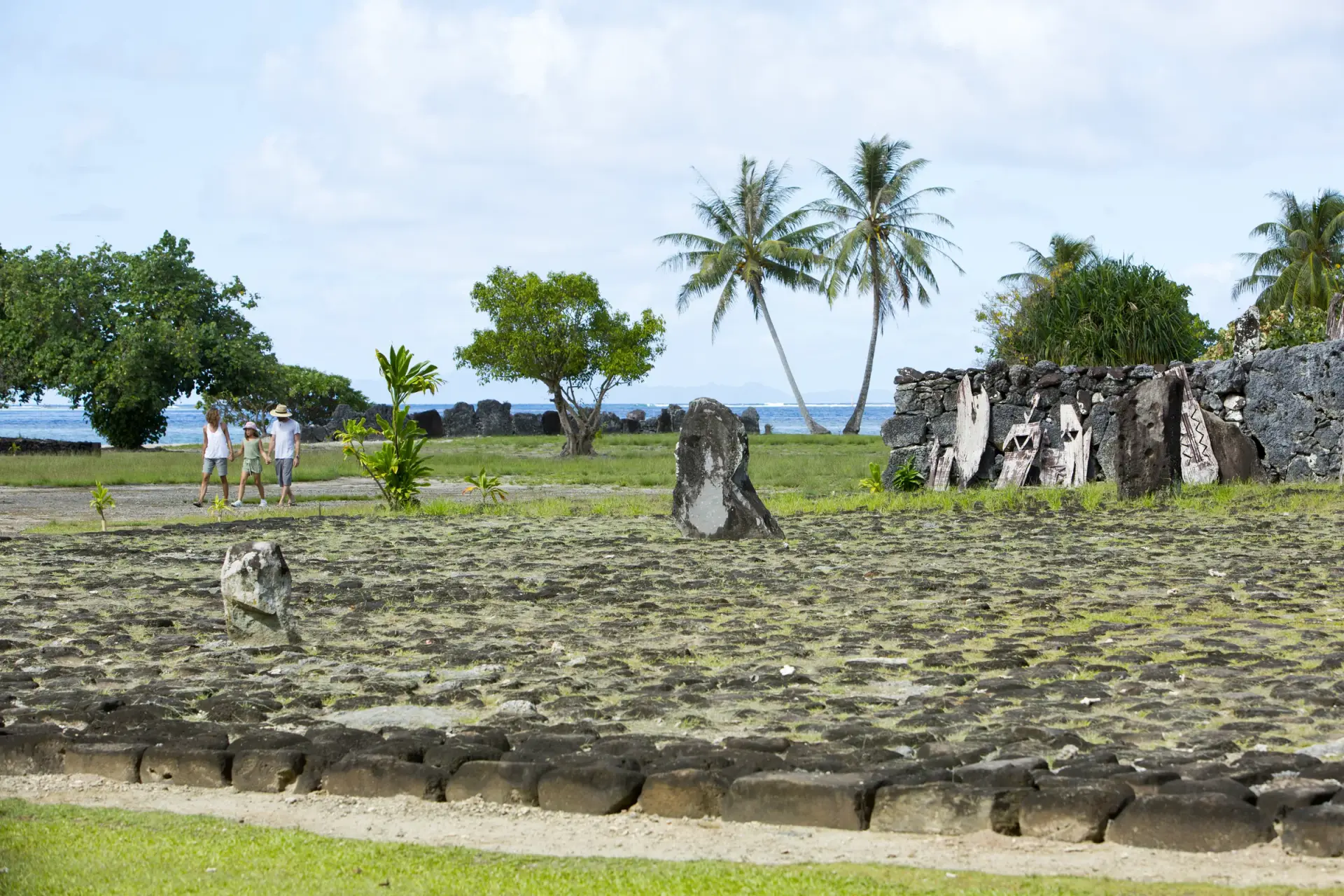 Vue sur la rivière Faaroa à Raiatea