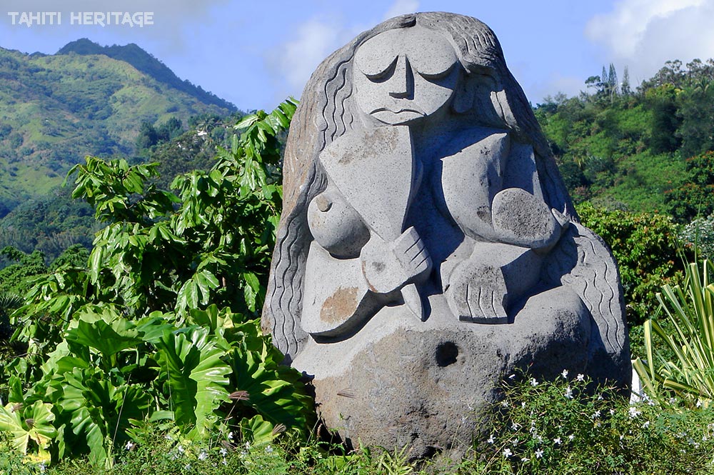 Sculpture polynésienne