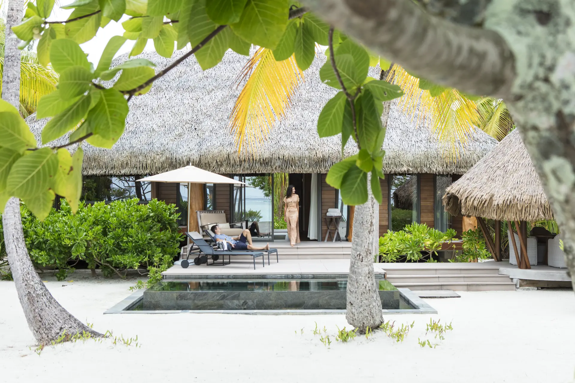 Lagon et motu de Tetiaroa