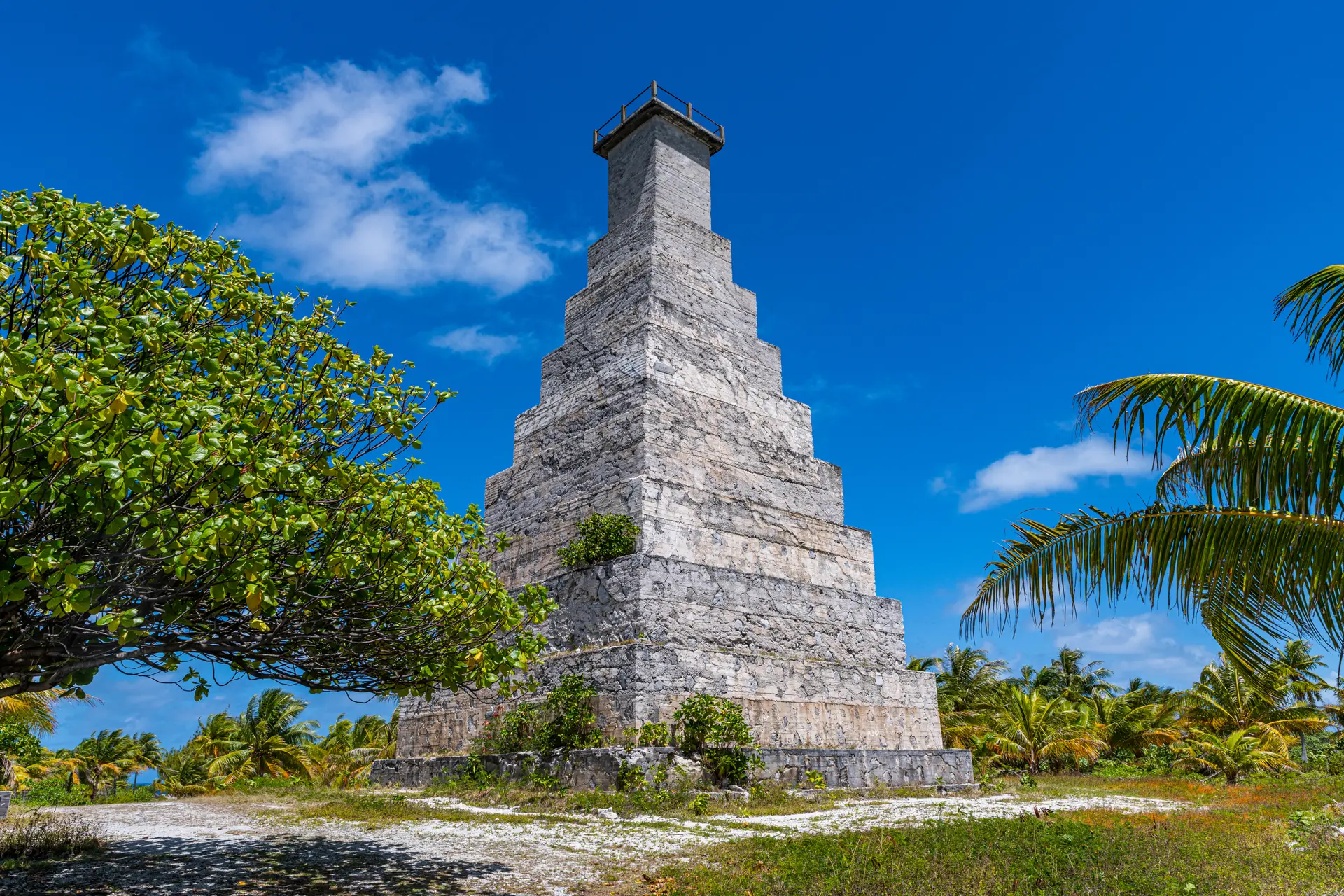 Motu et cocotiers à Fakarava